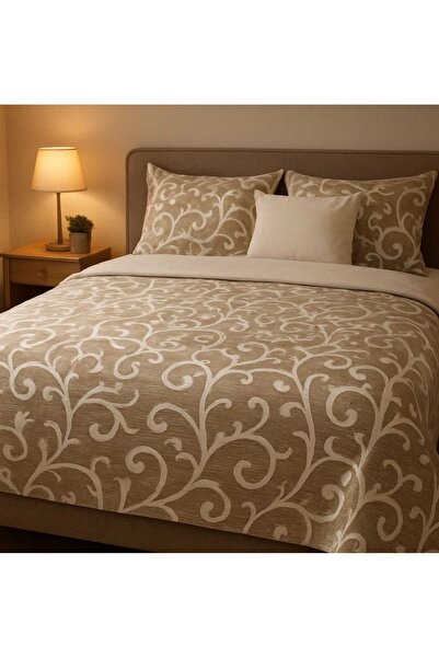 OEM Bed sheet with hem, 100% cotton, size 220 x 240 cm Floral 03