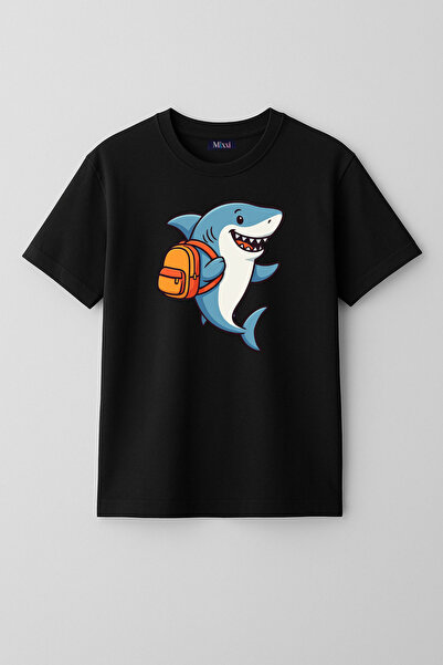 mixxi fashion School Shark - School Shark Short Sleeve Printed Unisex Kids T-...