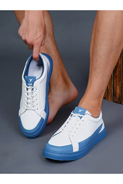 YOHO By Styli Men Contrast Panel Casual Sneakers