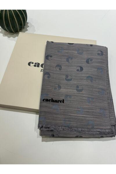 Cacharel Pamuk İpek Monogram Şal 9112977