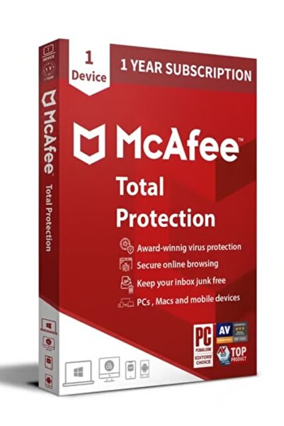 MORTEK McAfee Total Protection 2023 Full Year Subscription Antivirus