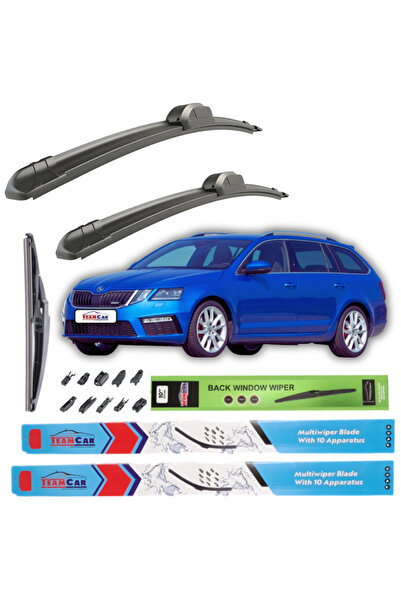 TEAMCAR Υαλοκαθαριστήρες Skoda Octavia III Combi (20172020) Πλήρες σετ