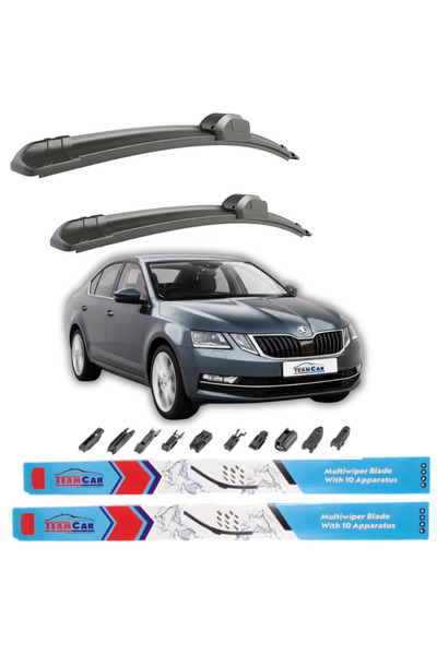 TEAMCAR Wipers Skoda Octavia III (20172020) Front set