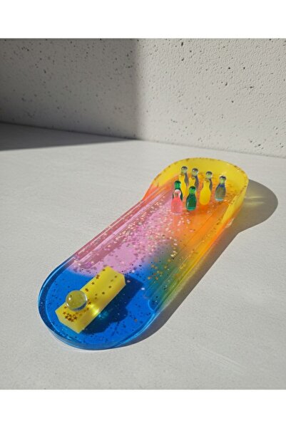 Lumine Glow Atelier Mini Bowling Masaüstü Eğlence Oyun Seti