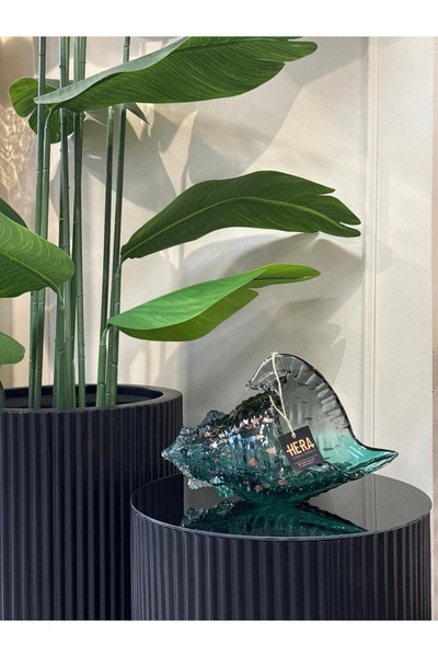 HERA DEKOR İTHAL CAM DENİZ KABUĞU