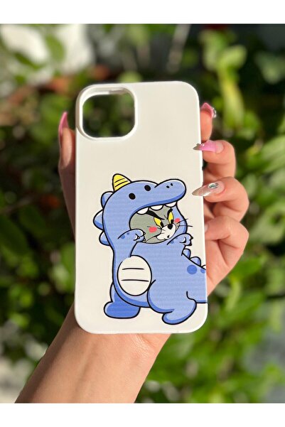 CaseKİdükkan iPhone 13/14 Compatible Silicone Velvet Inside Launch Puffy Patt...