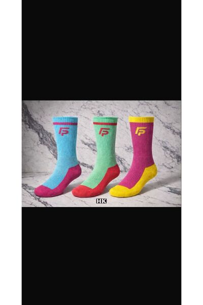 HK SOCKSS 3'lü Unisex Spor Çorabı