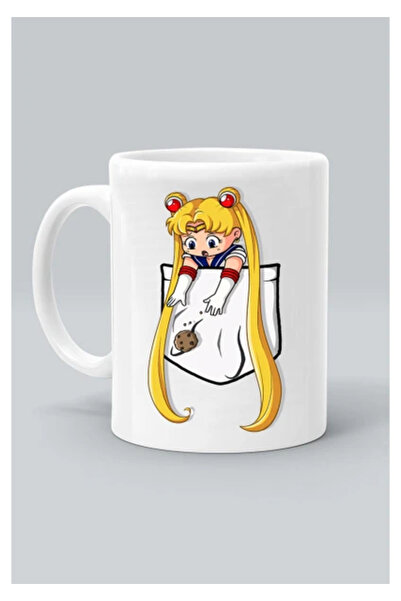 sartre art كوب هدية مصمم خصيصًا من أنيمي سيلور مون من سيريل مون