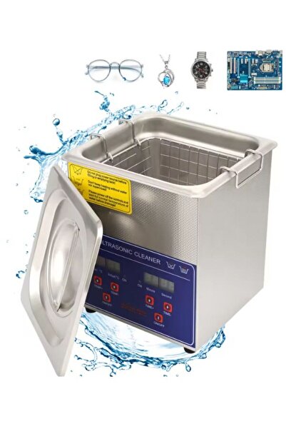 GÜMRÜK BEY PS-08A Dijital Ultrasonik Temizleyici- Isıtıcılı - Zaman Ayarlı