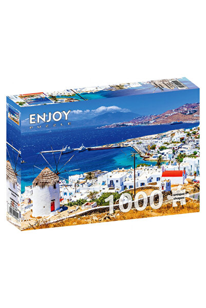 Enjoy Puzzle Puzzle 1000 piese Enjoy – Mykonos Island, Greece