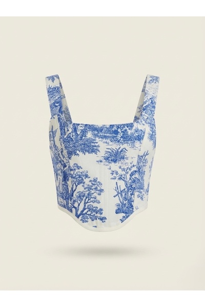 Ahya Designs Ahyâ Fransız Desenli Korse Büstiyer