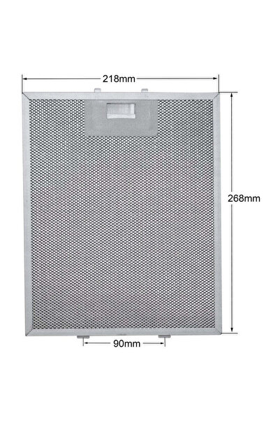 HGNM E Trading 22x27 Alüminyum Davlumbaz Yağ Filtresi | Whirlpool – Elica – B...