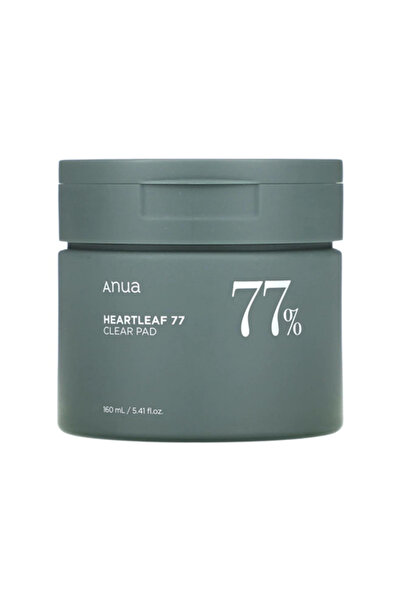 Anwa Heart Leaf 77% Toner Filled Pad for Oil Control and Pore Tightening, 160 ml