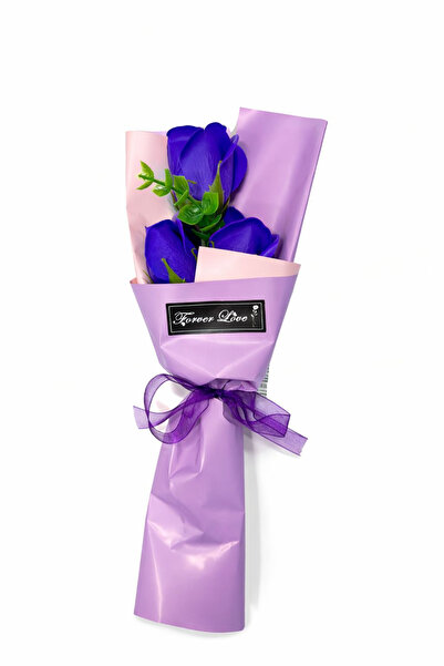 OEM Bouquet of 3 soap roses, decorative, 30 cm