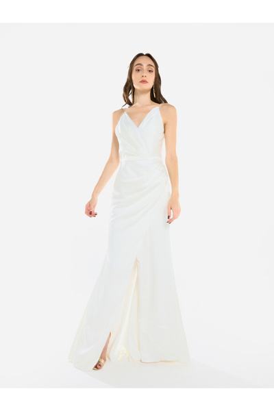 House of Moda By Styli Women Drape Silhouette Gown Maxi Dress