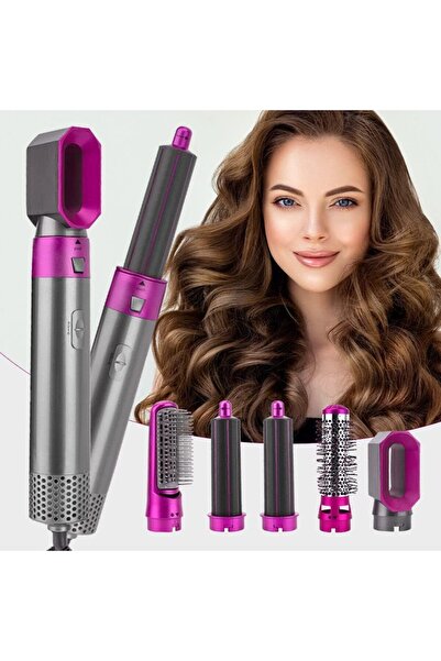 Alim 5-in-1 Hot Air Hair Dryer Styler Tool Set Multi Curler Straightener Volu...