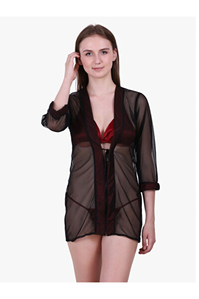 KLAMOTTEN By Styli Klamotten Maroon Robe