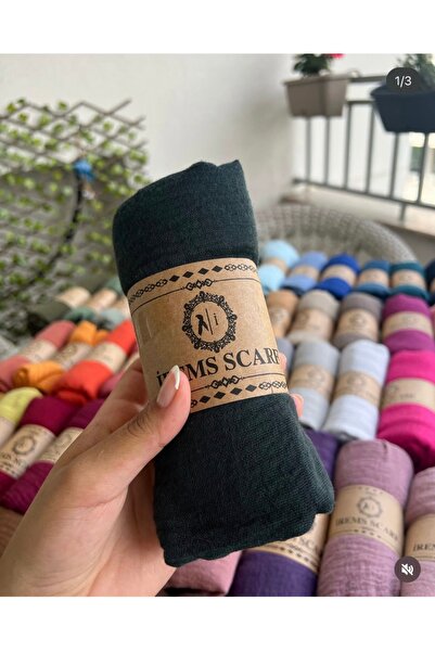 shop Yağ yeşili bürümcük şal