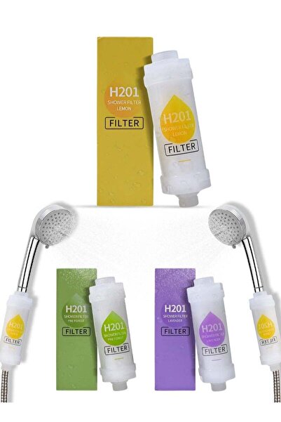 GENERAL فلتر استحمام ABG بفيتامين سي - جهاز تنقية المياه مع حبيبات عطرية