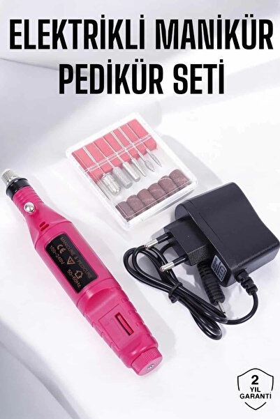 Epilons مجموعة مبرد مانيكير وباديكير كهربائي، منظف مسامير الأظافر