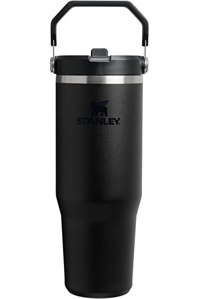 STANNLEY زجاجة مياه Ice Flow GO بسعة 890 مل/30 أونصة قابلة للطي، لون أسود 2.0