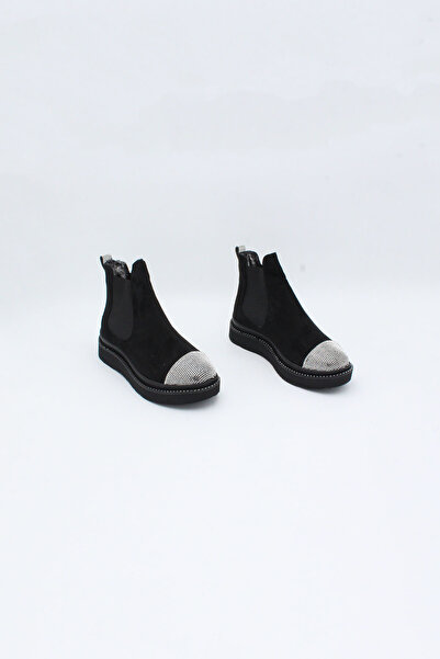ENDİCAN 239 332-1 Pls Kadın Bot SIYAH SUET
