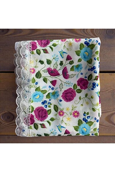 Dantelux مقاومة للبقع 155X155cm حافة جبر أدوات المائدة القماش القماش مفرش الم...