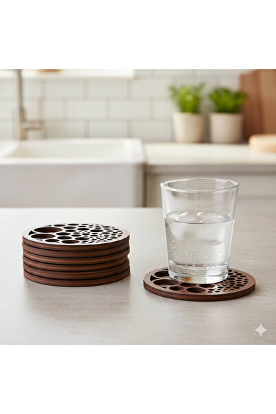 AS TASARIM LAZER Set of 6 Coaster