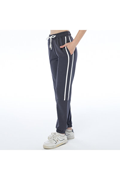 ASN concept Women's Anthracite Color Sweatpants with Extra Foam on the Side a...