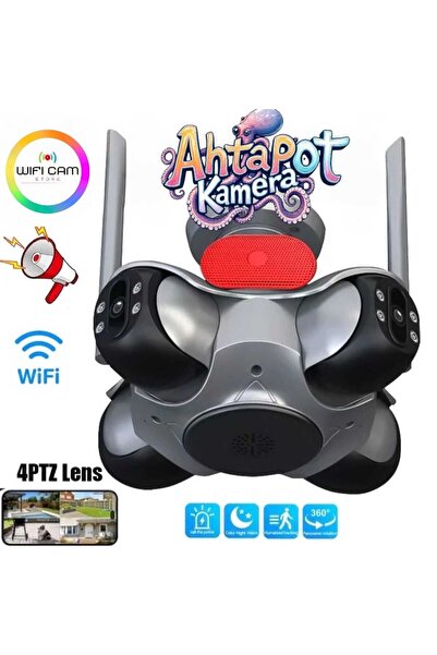 WİFİCAM 4 Kameralı Ahtapot WiFi PTZ Kamera
