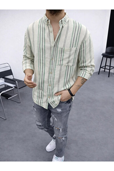 FıttingRoom Oversize Cotton Linen Shirt