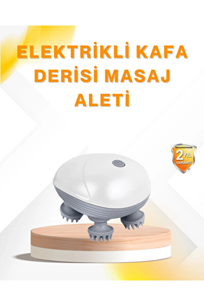 Epilons Şarjlı Kafa Masaj Aleti 3 Hız Ayarlı Derin Masaj
