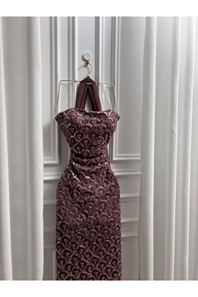 MALAZ Embroidered chiffon dress