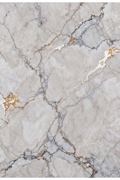 Rabadon Suya Dayanıklı Mermer Desenli Yapışkanlı Duvar Kaplama Mutfak & Banyo...