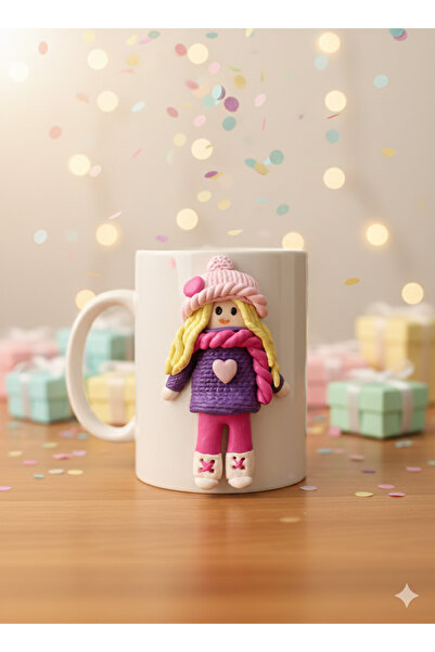 Tasarım Cicikiz polimer kil kupa