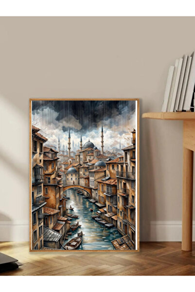 Tuba Decor Еднокомпонентна дървена рамка за трапезария, всекидневна и кухня