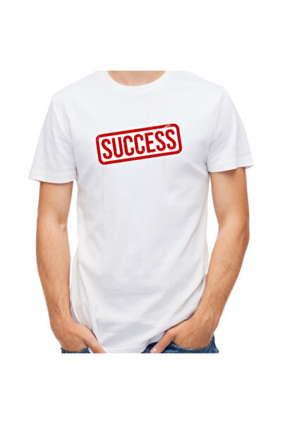 Printoot "Customizable" Success Stamp Red Grunge Motivational Unisex Cotton S...