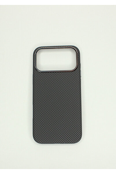 Safekit iPhone 17 Pro Max Kılıf Karbon Kaplama Kevlar MagSafe Özellikli Telef...