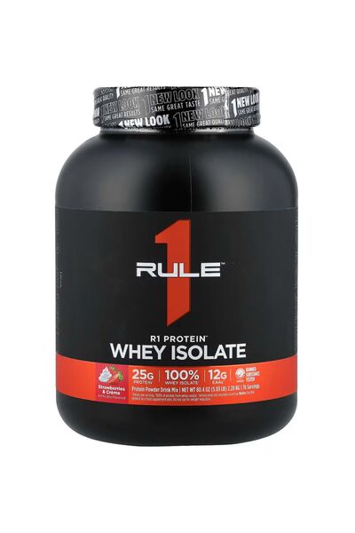 Rule 1 Proteins Rule One Proteins, R1 Protein™ Whey Isolate, Strawberries & C...