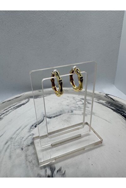 Bade Jewelry Vip Gold Kemik Model Halka Küpe