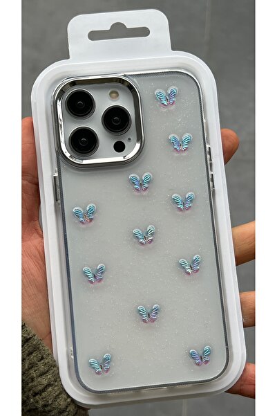 EDELFU iPhone 15 Pro Max Compatible - Glittery Transparent Phone Case with Ti...