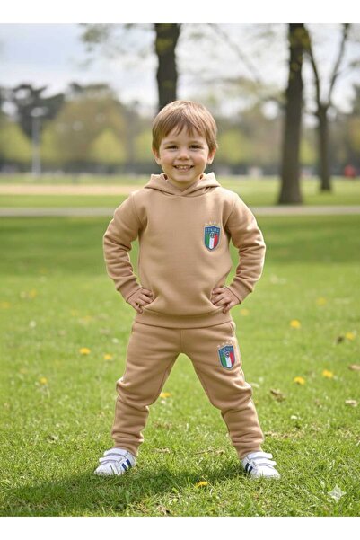 Nice Clothes Children's Tracksuit Set Hooded Unisex (Italian Print)