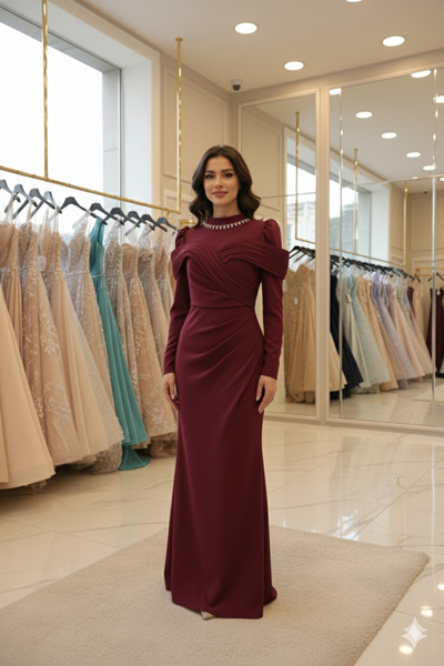 Aynur Tesettür ملابس تشيونغتشونغ (الحجاب) من قماش الكريب إفلياا مع طباعة رقمي...