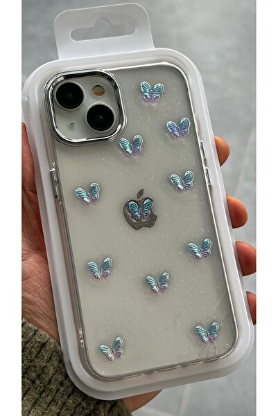 EDELFU iPhone 15 - 14 and 13 Compatible - Glittery Transparent Phone Case wit...