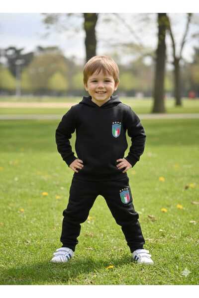 Nice Clothes Set Trening Copii Cu Glugă UNISEX (IMPRIMAT ITALIAN)