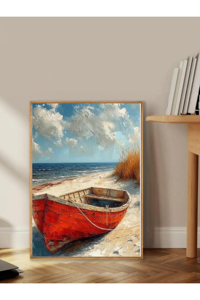 Tuba Decor One Piece Wooden Framed Living Room Hall Kitchen Table