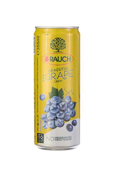 YABANEEZ عصير عنب أحمر فوار (355 مل) "راوتش" (كرتونة تحتوي على 24 عبوة)