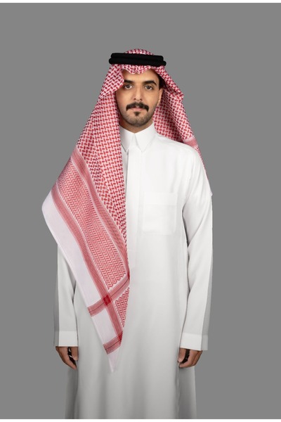 Al Bassam Al-Bassam Plus 24 (2026) English Latest Edition Shemagh, Size 60