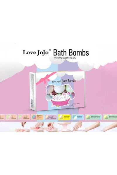 LOVE JOJO Love JoJo Bath Bomb Set, 12 pieces, with natural flavors and a nice...
