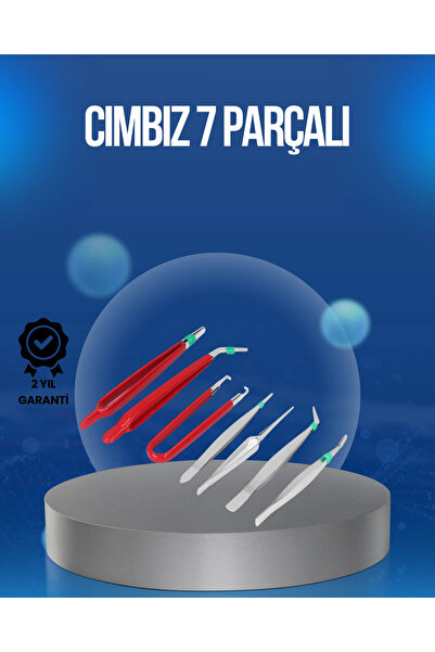 Epilons 7 ملاقط من الفولاذ المقاوم للصدأ لإصلاح الدوائر الإلكترونية والساعات